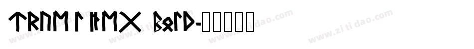TrueLineG Bold字体转换